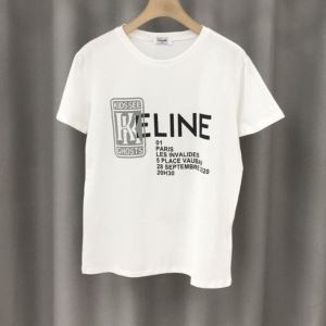 2色可選 セリーヌ この時期の一番人気は CELINE シンプルなファッション 半袖Tシャツ 2020話題の商品 iwgoods.com za8nui-3