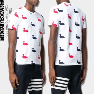 2色可選 スタイルアップ 半袖Tシャツ シンプルなファッション トムブラウン 2020モデル  THOM BROWNE iwgoods.com 99fWfa-3