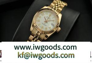 デザイン性の高い フェイス/時計の文字盤 ロレックス ROLEX 自動巻き ムーブメント ローズゴールド ベルト 白文字盤 2021 ロレックスブランドコピー 女性用腕時計 iwgoods.com H991XD-3