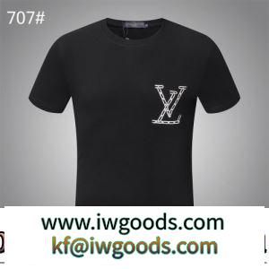 絶大な人気を誇る ルイ ヴィトンコピー ブランド 肌に馴染みやすい  2色可選 プリント 2022新作 ルイ ヴィトン LOUIS VUITTON 半袖Tシャツ iwgoods.com WzaGny-3