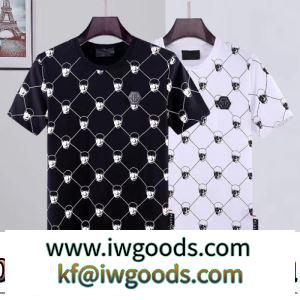 高級感ある 2色可選 半袖Tシャツ 気軽にカジュアルに使える フィリッププレインスーパーコピー 2022春夏 iwgoods.com 4Deuam-3