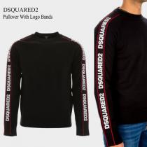 DSQUARED2 ブランドコピー商品 pullover with logo bands iwgoods.com:1k1r9g-1