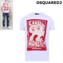 DSQUARED2 スーパーコピー 代引 CANADIAN MONSTER PRINT JERSEY Tシャツ iwgoods.com:vxsdmw-1