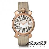 ☆GaGa Milano ブランドコピー商品☆ MANUALE 35mm STONES 腕時計 GOLD PLATED♪ iwgoods.com:7z3nms-1