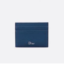 【DIOR ブランドコピー】2019SS新作 バイカラー カードケース (ブルー&a...