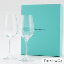 新品BOX付!!【ブランド コピー Tiffany&CO.】カデンツワイングラスペア2個セット iwgoods.com:uaakdk-1