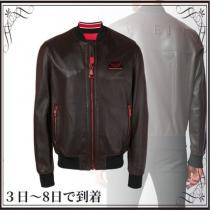 関税込◆zipped leather bomber jacket iwgoods.c...