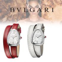 BVLGARI ブランド コピー SERPENTI ダブルスパイラル アナログ腕時計...