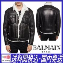 ♪完売必至★送料関税込★BALMAIN コピー商品 通販★Shearling Leather Jacket iwgoods.com:pxkwit-1