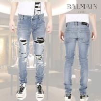VIP価格【BALMAIN 激安スーパーコピー】Destroyed Jeans 関税込 iwgoods.com:obe8xm-1
