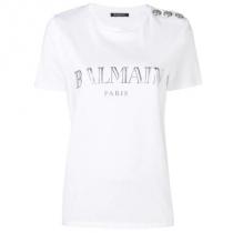 【SALE!】BALMAIN ブランド 偽物 通販／デコラティブ Tシャツ　ホワイト iwgoods.com:oz11l0-1