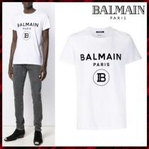 【関税込】BALMAIN 偽物 ブランド 販売★ロゴ コットン Tシャツ iwgoods.com:9k6ldg-1