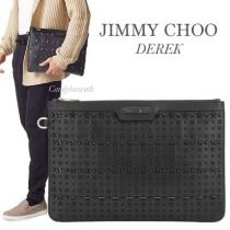 JIMMY CHOO スーパーコピー レザー DEREK クラッチ DEREKLXA_BLACK iwgoods.com:hhg5r2-1