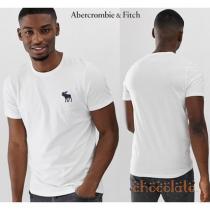 Abercrombie & Fitch コピーブランド*ロゴTシャツ/Whi...