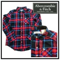 【1点限り/国内即発送】Abercrombie&Fitch 偽ブランド長袖チェックシャツ iwgoods.com:healeo-1