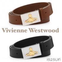 日本未入荷 Vivienne WESTWOOD ブランド 偽物 通販/ SQUARE GOLD BUCKLE BELT 新作♪ iwgoods.com:ibshj8-1