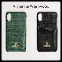 【Vivienne WESTWOOD ブランドコピー】カード入れ付き iPhoneケース X 7/8 緑 黒 iwgoods.com:8sfton-1