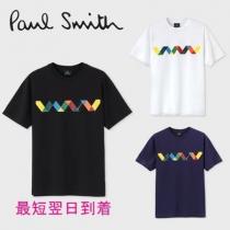 すぐ届く◆Paul Smith コピー商品 通販◆ジグザグストライプ プリントTシャツ iwgoods.com:li9ebv-1