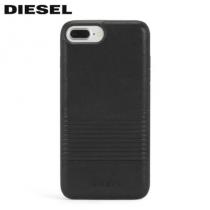 DIESEL スーパーコピー 代引 iPhoneX/8/7/6s/8+/7+ ディーゼル ブランド 偽物 通販 ブラック レザーケース iwgoods.com:5lg6lm-1