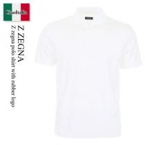 Z Zegna 偽物 ブランド 販売　Polo Shirt With Rubber ...