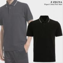 Z Zegna スーパーコピー 代引 Piquet Cotton Polo Shir...