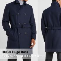 HUGO Hugo BOSS コピー商品 通販 :: MALUKS ウール/カシミア混トレンチコート iwgoods.com:c33m6g-1