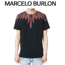 Marcelo Burlon スーパーコピー ★ TEODORO 半袖 Tシャツ BLACK iwgoods.com:508j7n-1