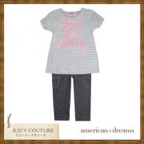 JUICY COUTURE コピー商品 通販 ボーダーTシャツ&スパッツ セ...