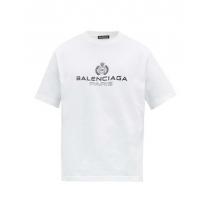【新作】BALENCIAGA コピー商品 通販 ロゴ PARIS Tシャツ iwgo...
