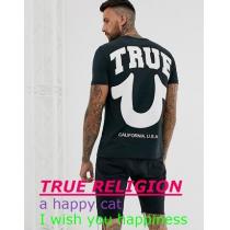 True Religion　チェストとバックロゴクルーネックTシャツ iwgoods.com:2hx3xx-1
