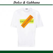 Dolce & Gabbana コピー品ドルガバ テープロゴプリントTシャツ iwgoods.com:uet6ip-1