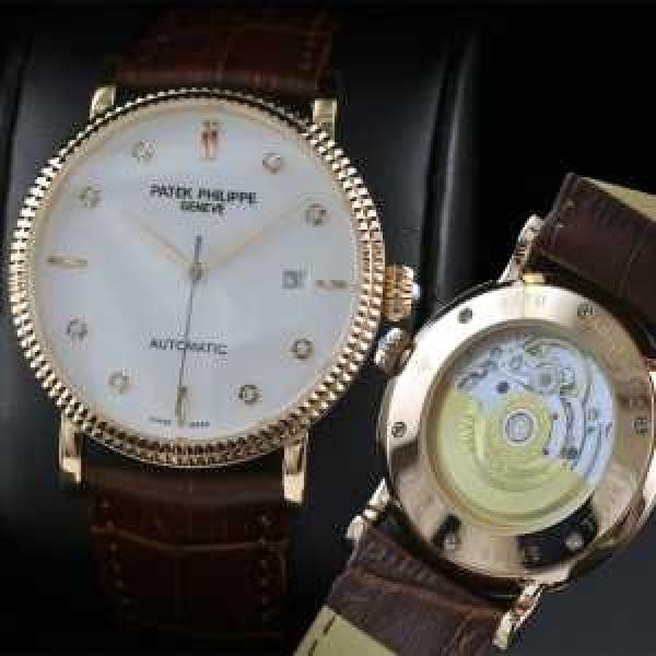 自動巻き スイスムーブメント  男性用腕時計 PATEK PHILIPPE パテックフィリップ  メンズ腕時計
